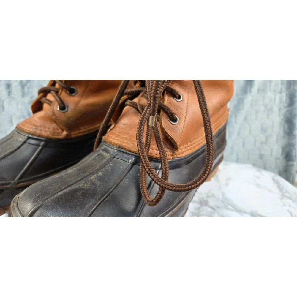 CABELA'S STEEL SHANK THINSULATE DUCK BOOTS‎ HUNTING HIKING CAMP MENS SIZE 8